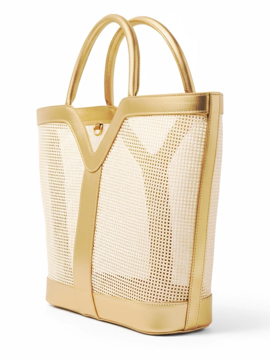 BOLSA ENCOSTA - DOURADA