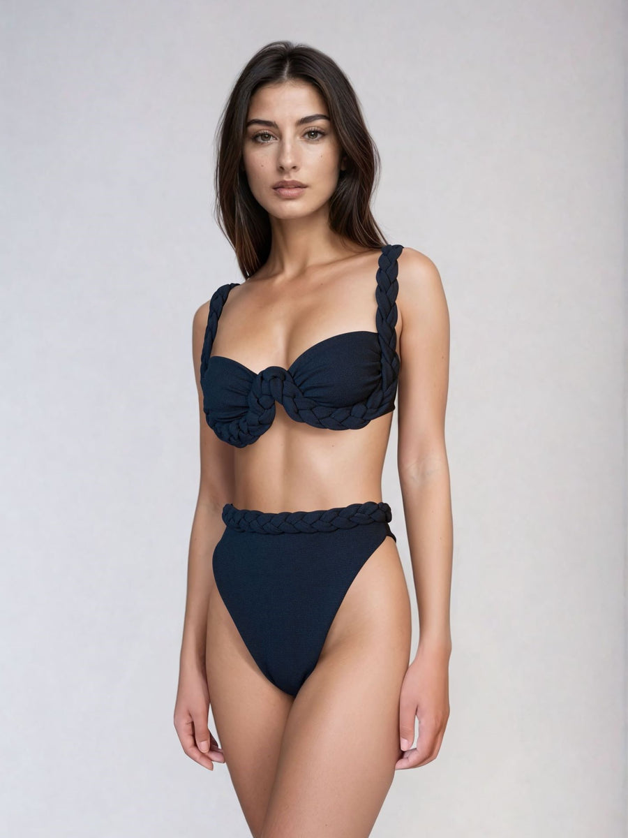 TOP YARA - SAND BLACK