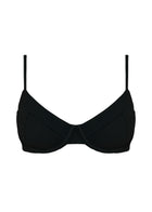 TOP BARDOT - SAND BLACK