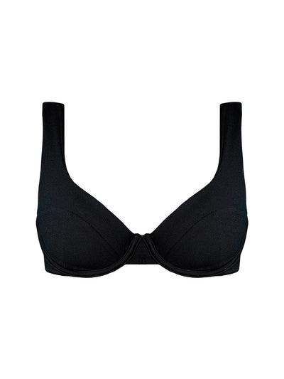TOP BRIGITTE - SAND BLACK