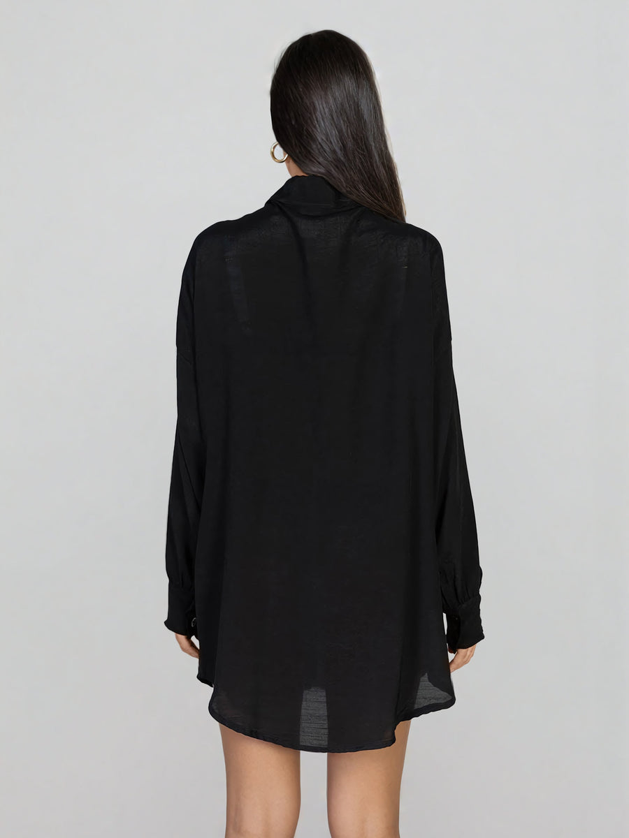 CHEMISE ZAYA - BLACK