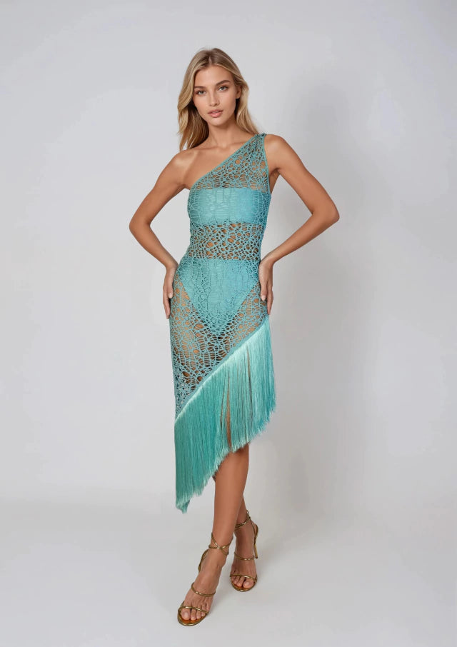 VESTIDO SOLÉ - AQUA