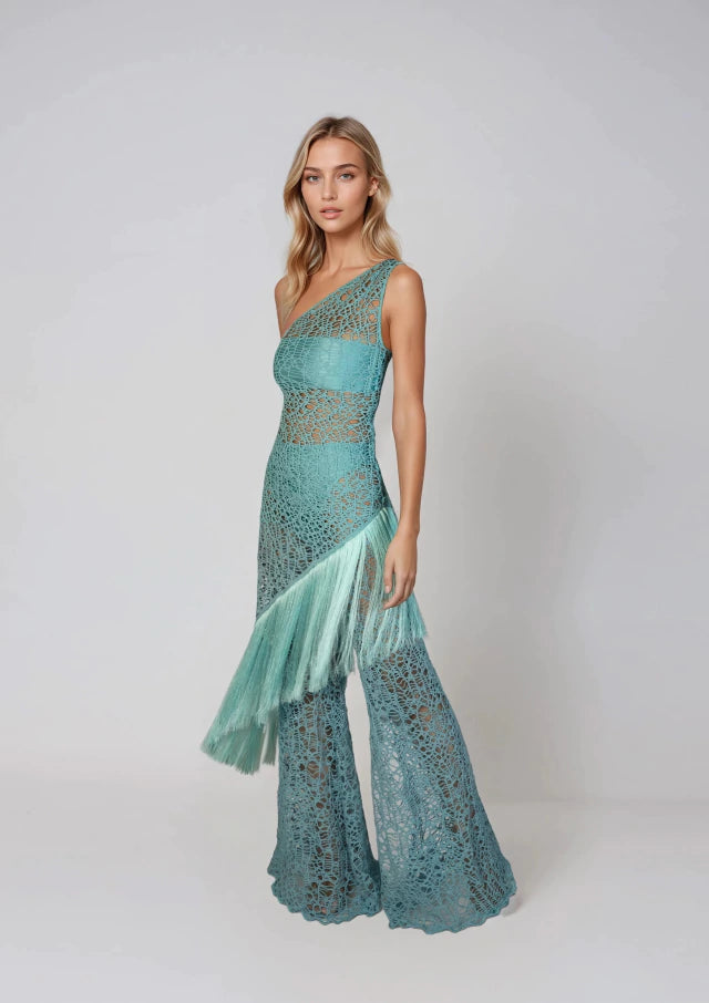 VESTIDO SOLÉ - AQUA