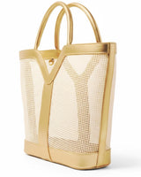 BOLSA ENCOSTA - DOURADA