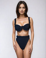 TOP YARA - SAND BLACK