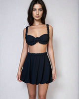 TOP YARA - SAND BLACK