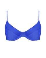 Top Bardot - Canelado Azul