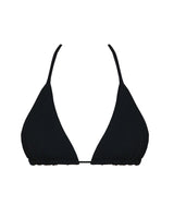 TOP NINA FLOWER - SAND BLACK