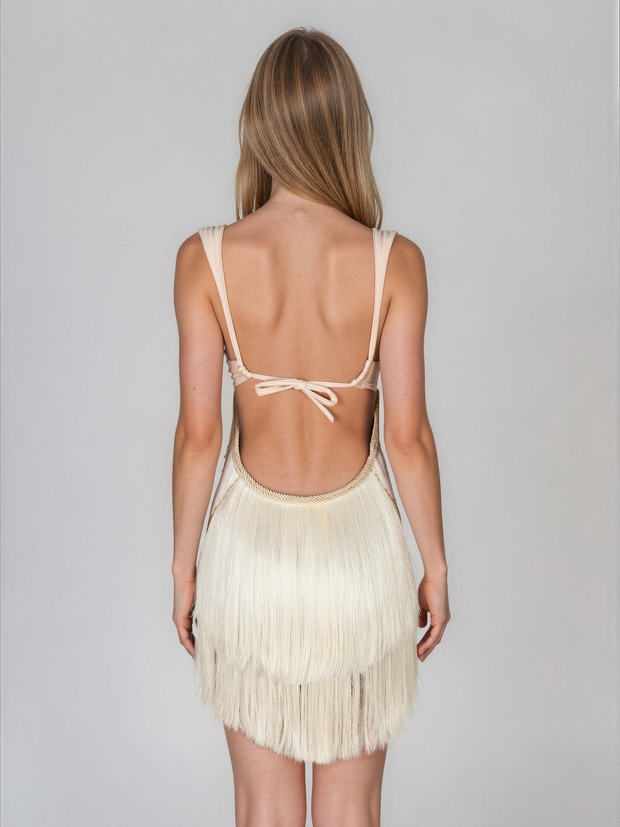 VESTIDO BLANCA C/ BORDADO - BLOOM
