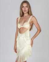 VESTIDO BLANCA C/ BORDADO - BLOOM