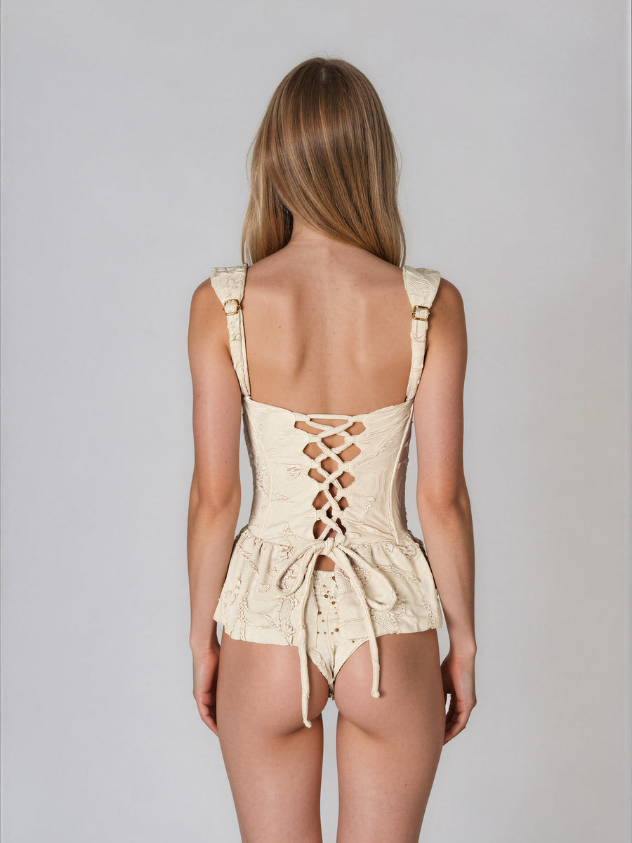CORSET FLEUR BLOOM C/ BORDADO - NOVA