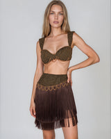 TOP LYDIA BARK C/ BORDADO - BARK