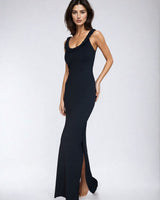 VESTIDO NÚRIA - SAND BLACK