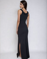 VESTIDO NÚRIA - SAND BLACK