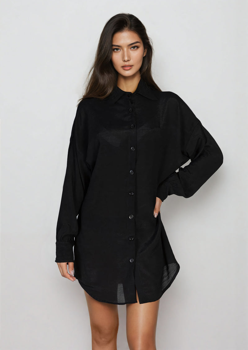 CHEMISE ZAYA - BLACK