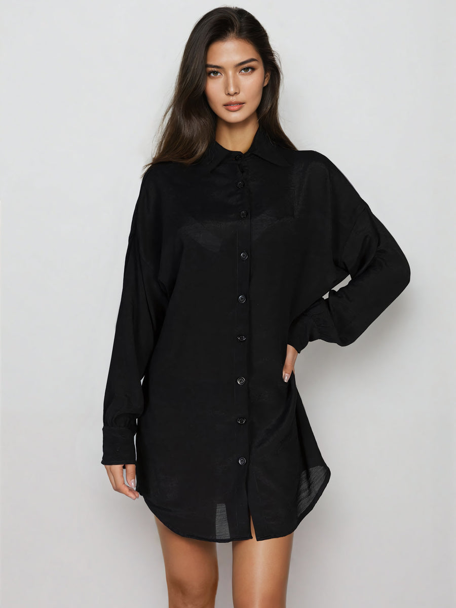CHEMISE ZAYA - BLACK