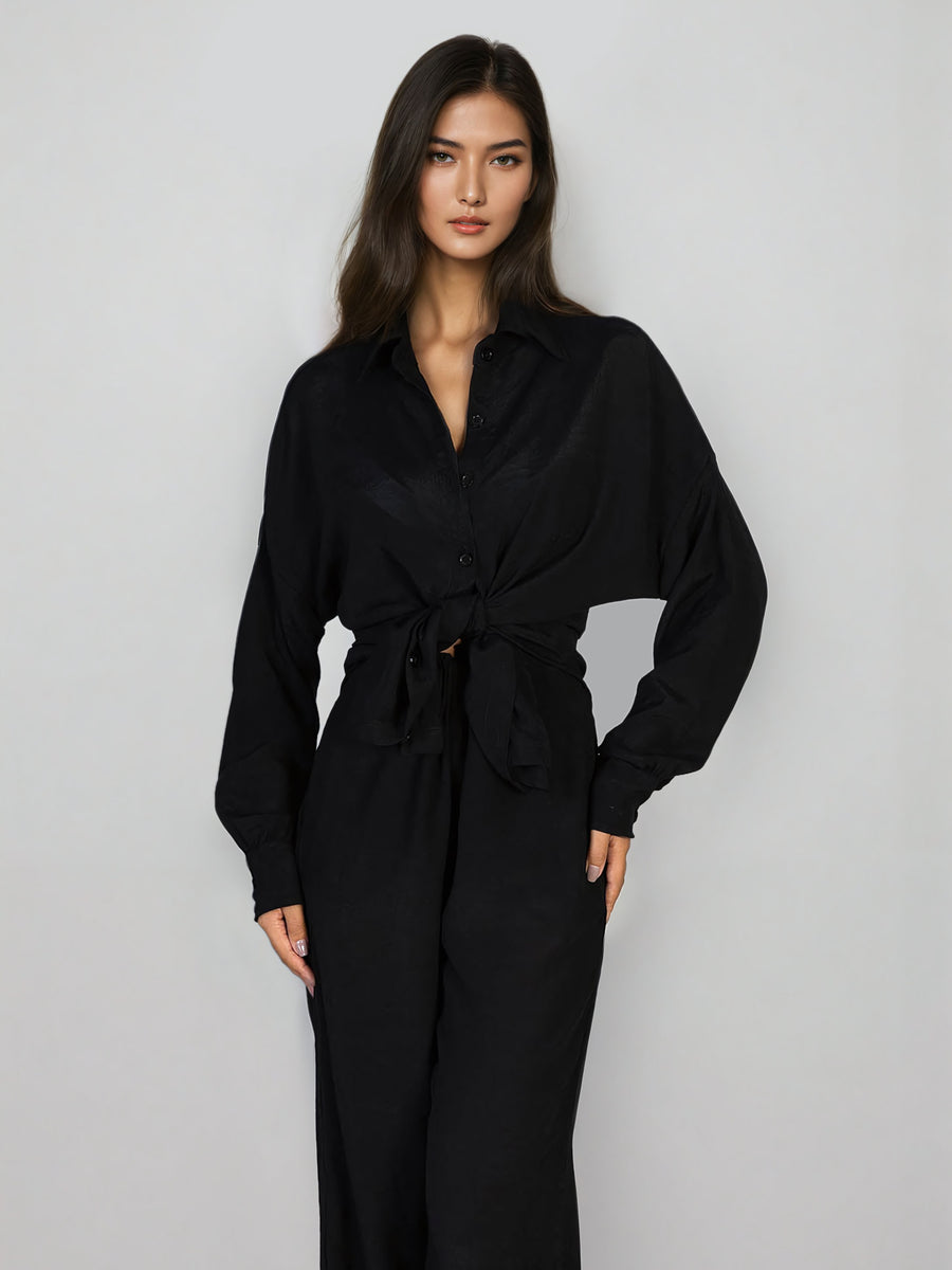 CHEMISE ZAYA - BLACK