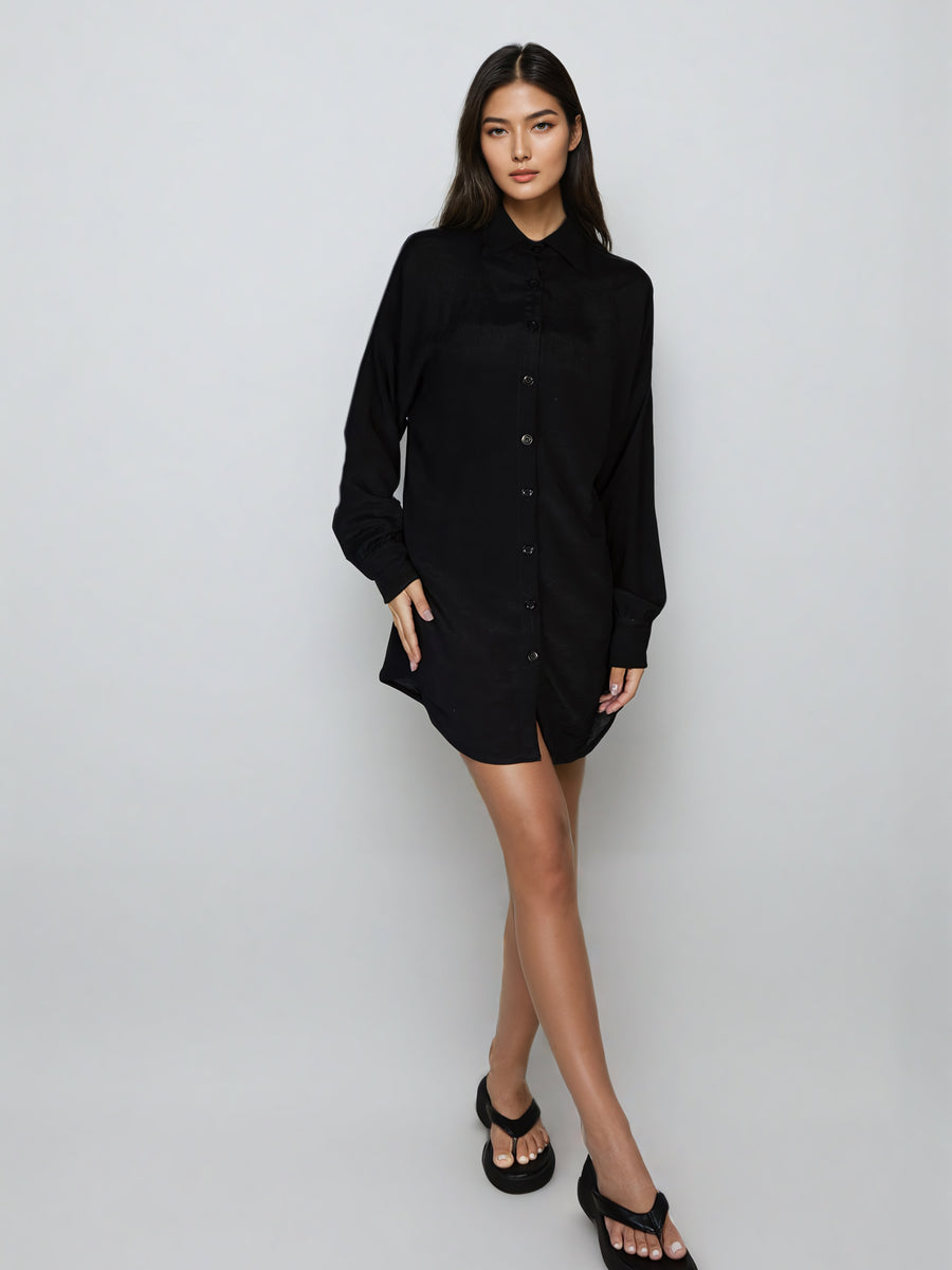 CHEMISE ZAYA - BLACK