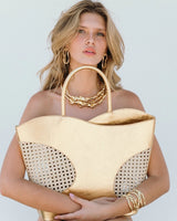 BOLSA ONDA - DOURADA