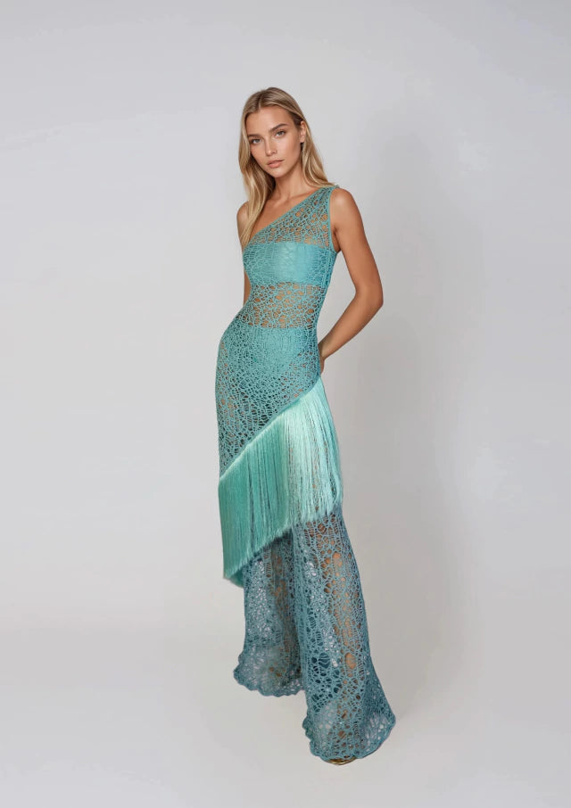 VESTIDO SOLÉ - AQUA